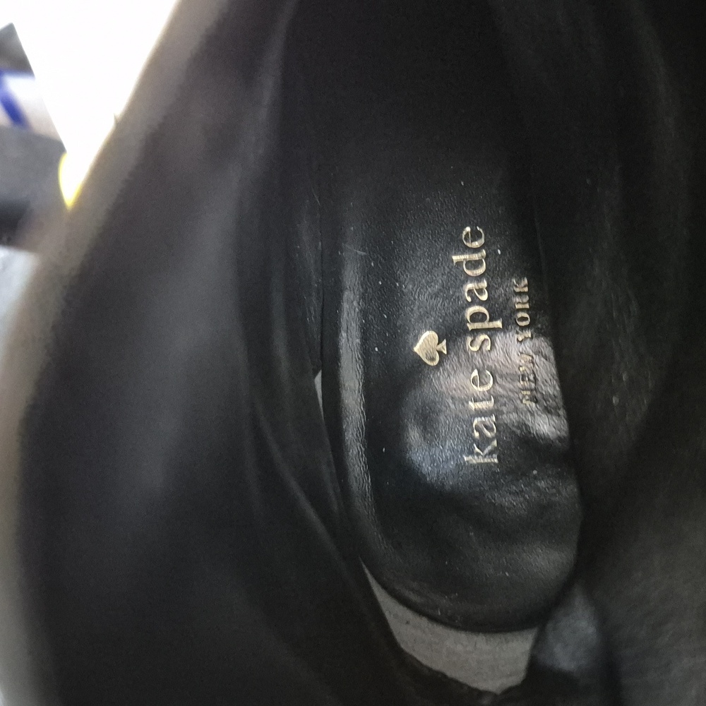 KATE SPADE- LEATHER ANKLE BOOTIES - Picture 7 of 9